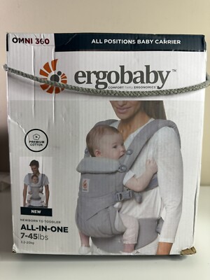 Ergobaby Omni 360 All-In-One Baby Carrier - Pearl Grey Box Damage New