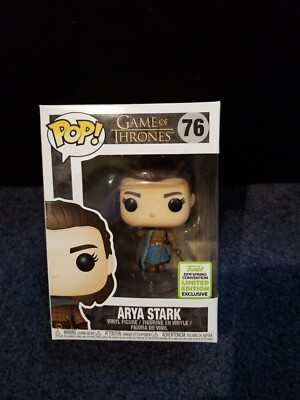 arya stark funko pop eccc boxlunch