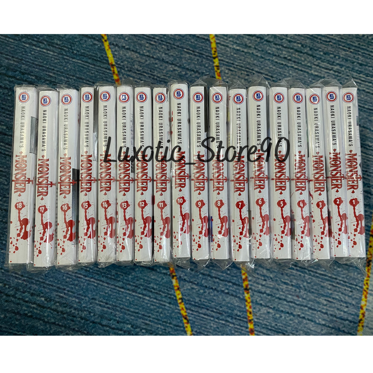 Monster Manga Volume 1-18 Complete Set by Naoki Urasawa English