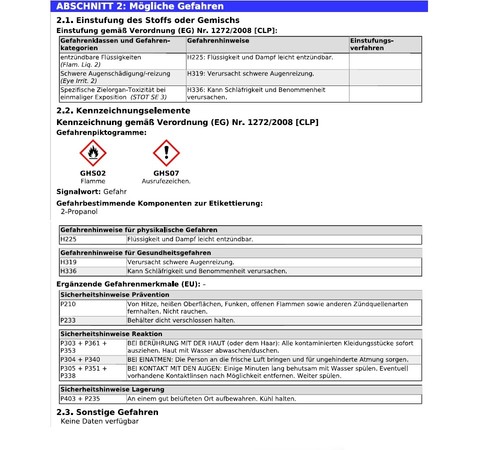 Isopropanol 2-Propanol Isopropylalkohol 99,9% - 3x 1L - Bild 2 von 2