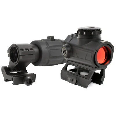 AT3 TACTICAL AT3™ ALPHA + RRDM Red Dot Kit - Includes Red Dot Sight & 3x Magnifier
