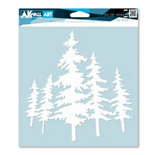 Spruce Trees Forest - Vinyl Decal Outdoor Weatherproof