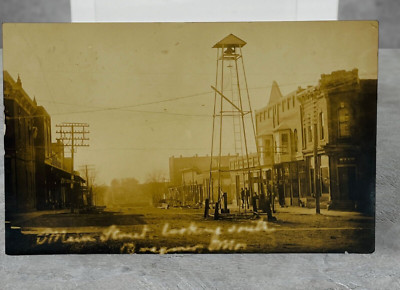 Brainerd MN Minnesota, RPPC, Main Street Looking South Business Section c1908