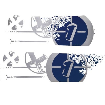 MasterCraft Boat Graphic Decals 750242 | X-1 Navy Blue Gray (2 PC)