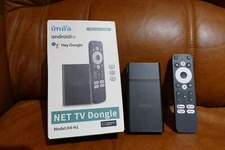 GOOVIS Imiia Portable AndroidTV Net TV Smart Dongle Model D4-H1 4K HDR - Mint!