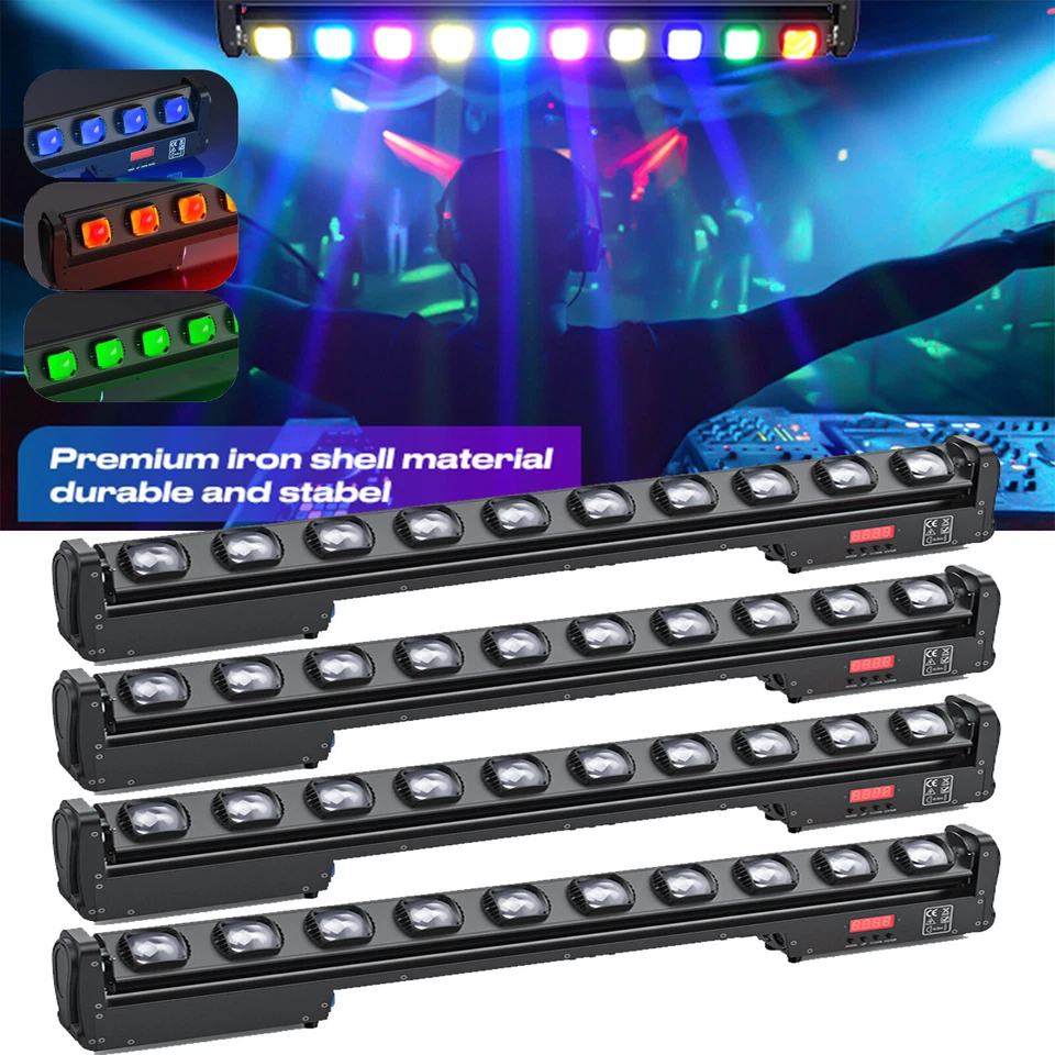 4X Wallwasher 250W RGBW Beam Wash DMX Swing Moving Head Lichteffekt Bühnenlicht - Bild 2 von 4