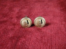 WW2 - PNF  coppia di bottoncini da berretto a visiera