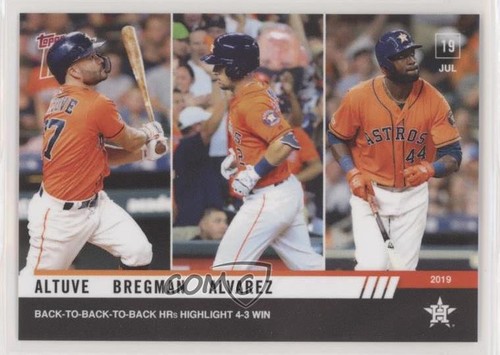2019 Topps Now 534 Jose Altuve / Alex Bregman / Yordan Alvarez