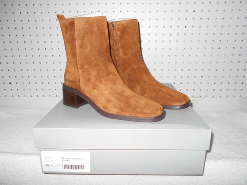 EVERLANE NEW! THE CITY BURNISHED BROWN SUEDE WOMENS USA 9 BOOTS