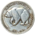 1969 California Bicentennial Silver Medal 1769-1969 The Golden Land Bear Commem