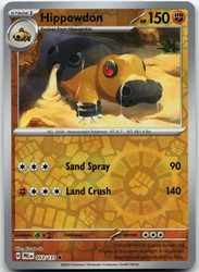 Hippowdon 053/131 Prismatic Evolutions Common Reverse Holo