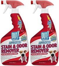 2PK  Petcare Complete Oxy Pet Stain and Odor Remover, Oxy Orange Cleaner Spray,