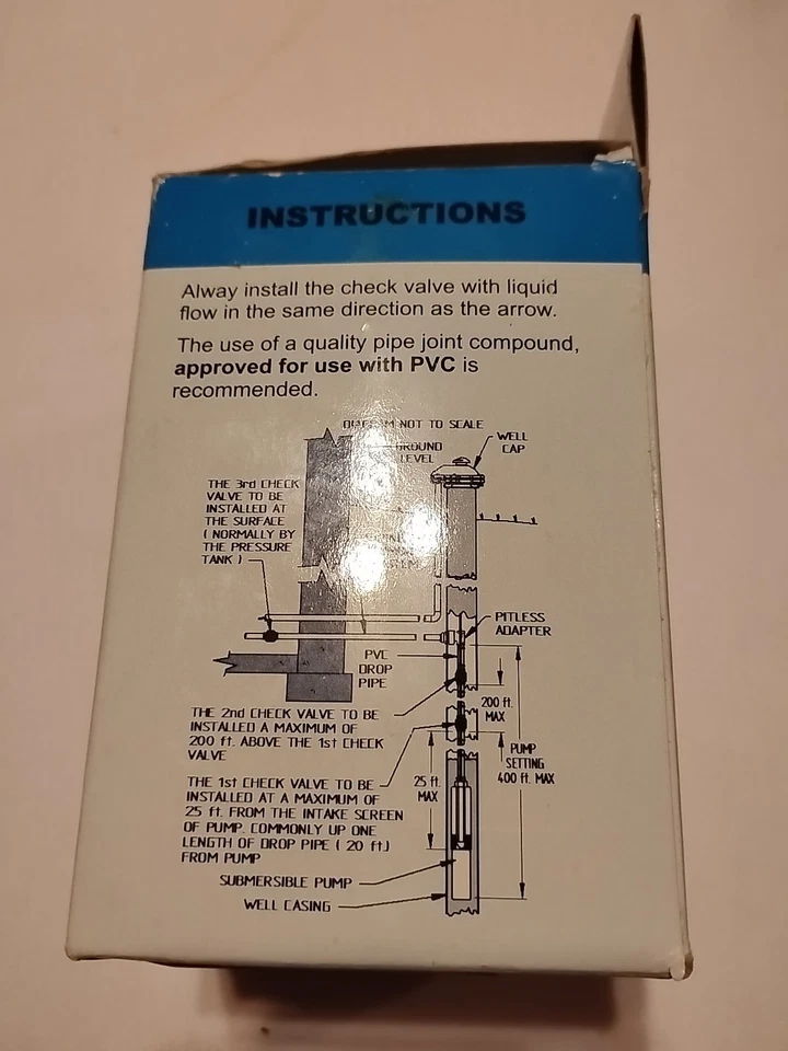 Boshart Industries 17PCV-200 2 in. Lead Free PVC Check Valve 150 Psi At 73°F - Image 2 of 4