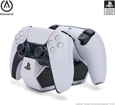 NEW PowerA Twin Charging Station for PS5 - Officially Licensed DualSense Dock