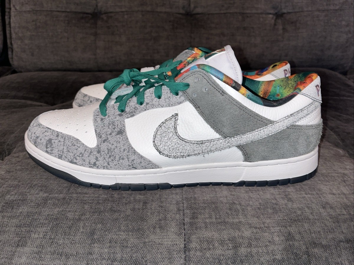 Nike Dunk Low Retro Premium “Philly” White/Kelly Green Mens Size 