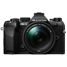 OM SYSTEM OM-5 Mark II Mirrorless Camera, Black with M.Zuiko Digital ED 14-150mm