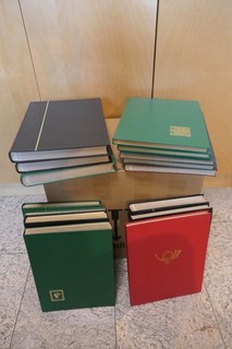 15 leere Briefmarkenalben gebraucht aber guter Zustand