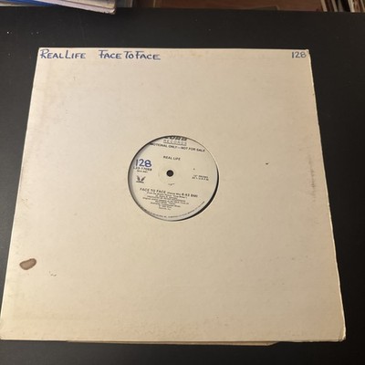LP 12'' REAL LIFE Face To Face, L33-17058 1985, Dance Mix & Rock Edit