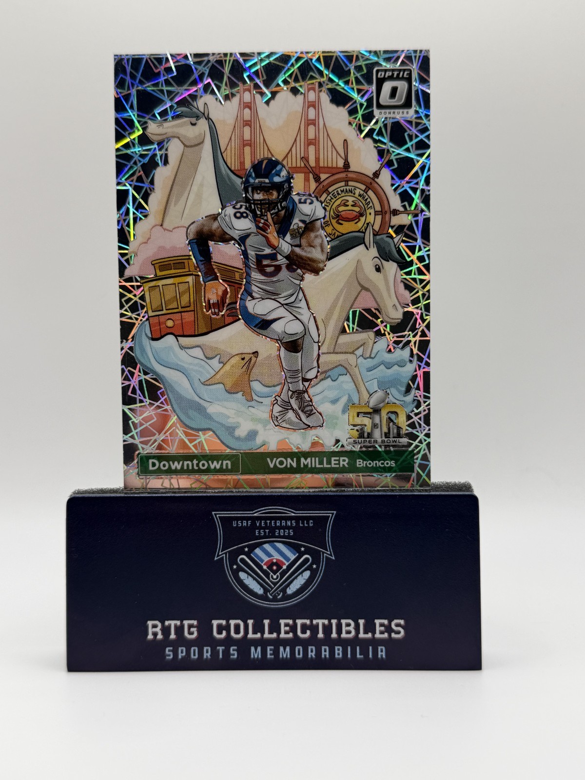 Von Miller (DEN) #SBD-VM 2023 Donruss Optic: Super Bowl 50 Downtown! (SSP)