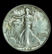 1942 50C Walking Liberty Half Dollar- Choice UNC-SMH 1144
