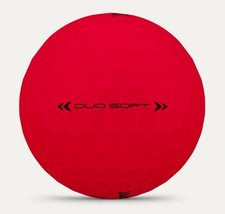Wilson Staff Duo Soft Golf Balls Red, 3pk 1 Sleeve 2025 NEW