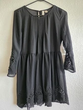 Women's Divided Size 6 Black Whimsigoth Dress