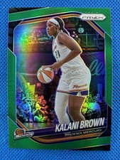 2025 #55 Kalani Brown Panini Prizm WNBA Green Prizm Mercury