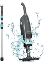 Cordless Rechargeable Pool Vacuum Handheld Pool Cleaner with Telescopic Pole