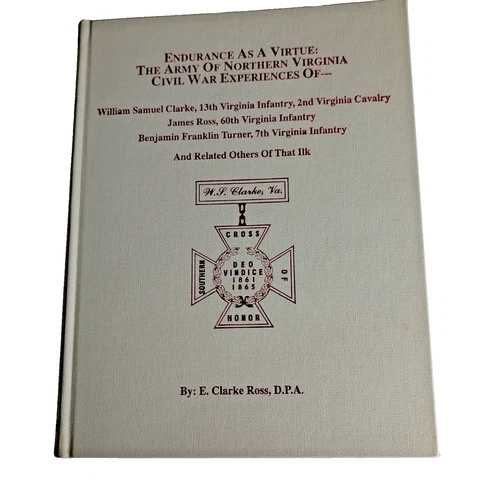 Book Army of Northern Virginia Civil War Experiences Clarke Ross Turner maps