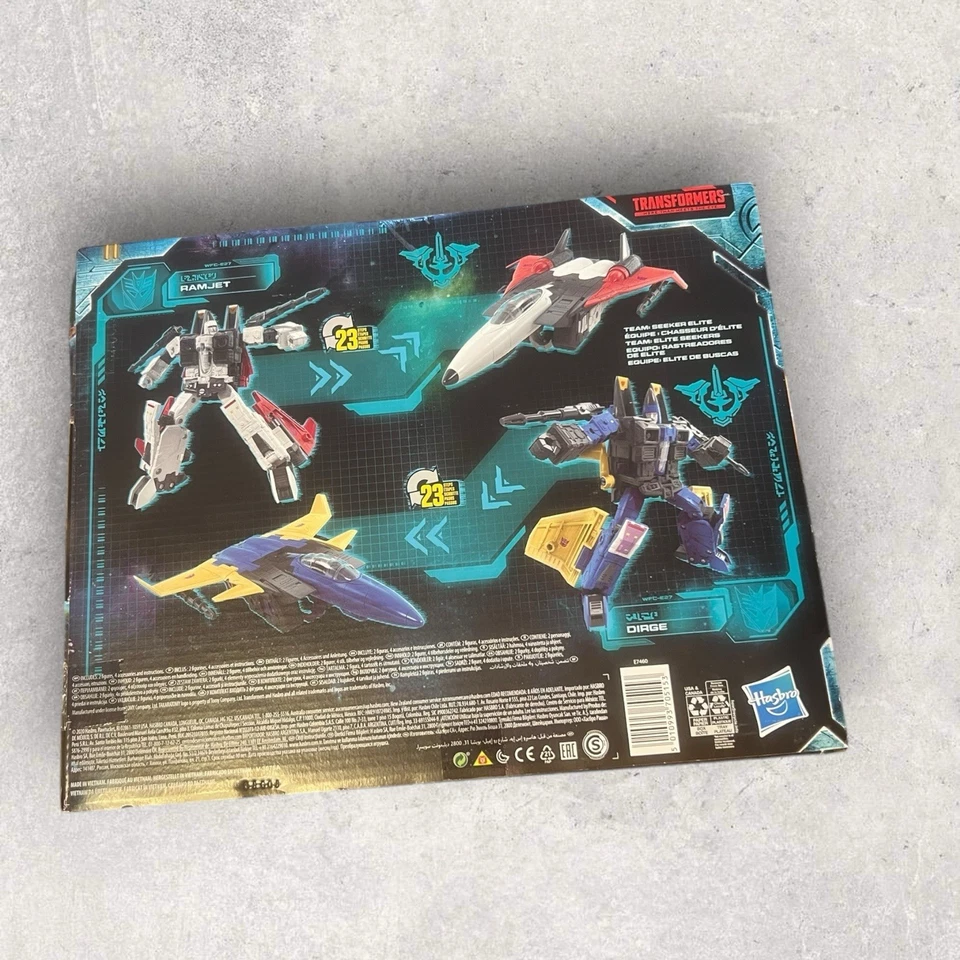 BOX ONLY-Transformers War For Cybertron Earthrise WFC-E27 Seeker Ramjet & Dirge - Image 2 of 4