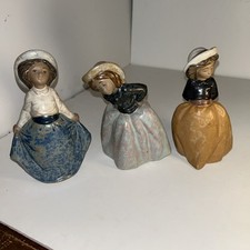 LLADRO Nao GRES 1039,1040,1041  Girl On Placid Walk