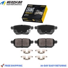 Rear Ceramic Brake Pads w/ Hardware for 2009-2019 Toyota Corolla 1.8L 2.0L 2.4L