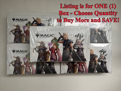 Magic the Gathering Final Fantasy Play Booster Display Box English Sealed MTG