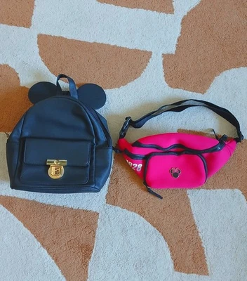 Lot Disney : Sac à dos Mickey & Banane Minnie (rose) - Photo 1/4