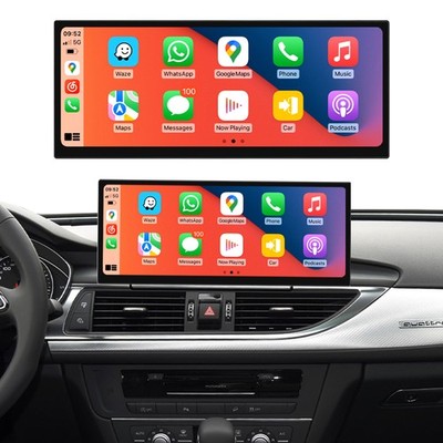 12.3' Wireless Carplay Stereo Multimedia TouchScreen For Audi A6 A7 MIB 2016-18