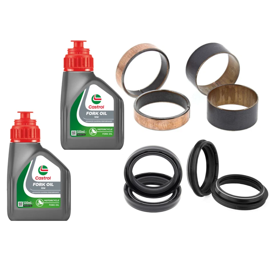 Juego de juntas de horquilla y arbusto para Suzuki GSF 1250 S Bandit 2007-2015 Castrol Foto 2 de 4