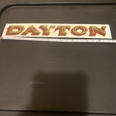 LARGE SIZE Dayton Coin Op Scale Decal  Weight Scale Vending Machine Decal  (187)