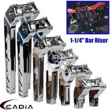 1-1/4" Club Style Pullback Handlebar Riser For Harley Dyna Touring Sportster 883