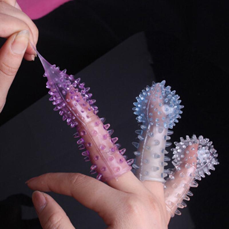 1pcs Special Finger G-Spot Stimulate Cock Condoms Toy Male Reusable Spiky  new!! | eBay