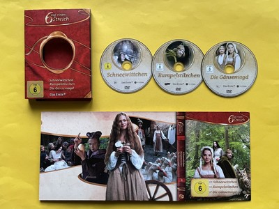 6 auf einen Streich 3 x DVD Box ARD Märchen SERIE Neu OVP 70 Schnee Rumpel Gänse