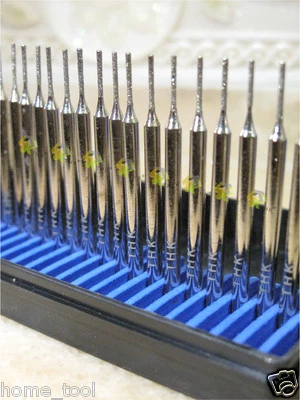 THK DIAMOND TOOLS 30 x THK Diamond 1mm CYLINDRICAL cylinder rotary drills drill bit burr burrs