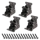 MDLUU Table Leg Folding Brackets, Foldable Hinge Hardware, Self- Lock