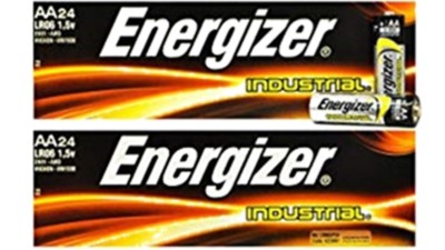 48 Energizer Industrial AA Alkaline Batteries (EN91, LR6, 1.5V)  Freshest Date!