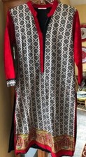 Women's KURTI Cotton Tunic/Dress Ethnic Indian Size S or M/40 Attitude