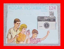 KODAK INSTAMATIC 124 CAMERA MANUAL INSTRUCTIONAL BOOKLET