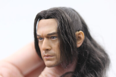 1/6 Head Onimusha Akechi Takeshi Kaneshiro Scarving w Beard Fit 12'' Figure Body