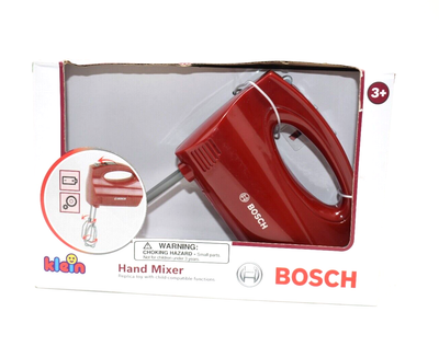 Bosch Theo Klein Red Hand Mixer Childrens Preschool Pretend Role  