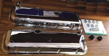 Chevy Big Block 396 427 454 Chrome Valve Covers Kit Chevelle Impala Nova Camaro