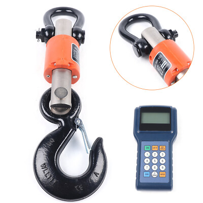 10Ton/10000Kg Electronic Digital Hanging Crane Scale Wireless Remote Lift Scale
