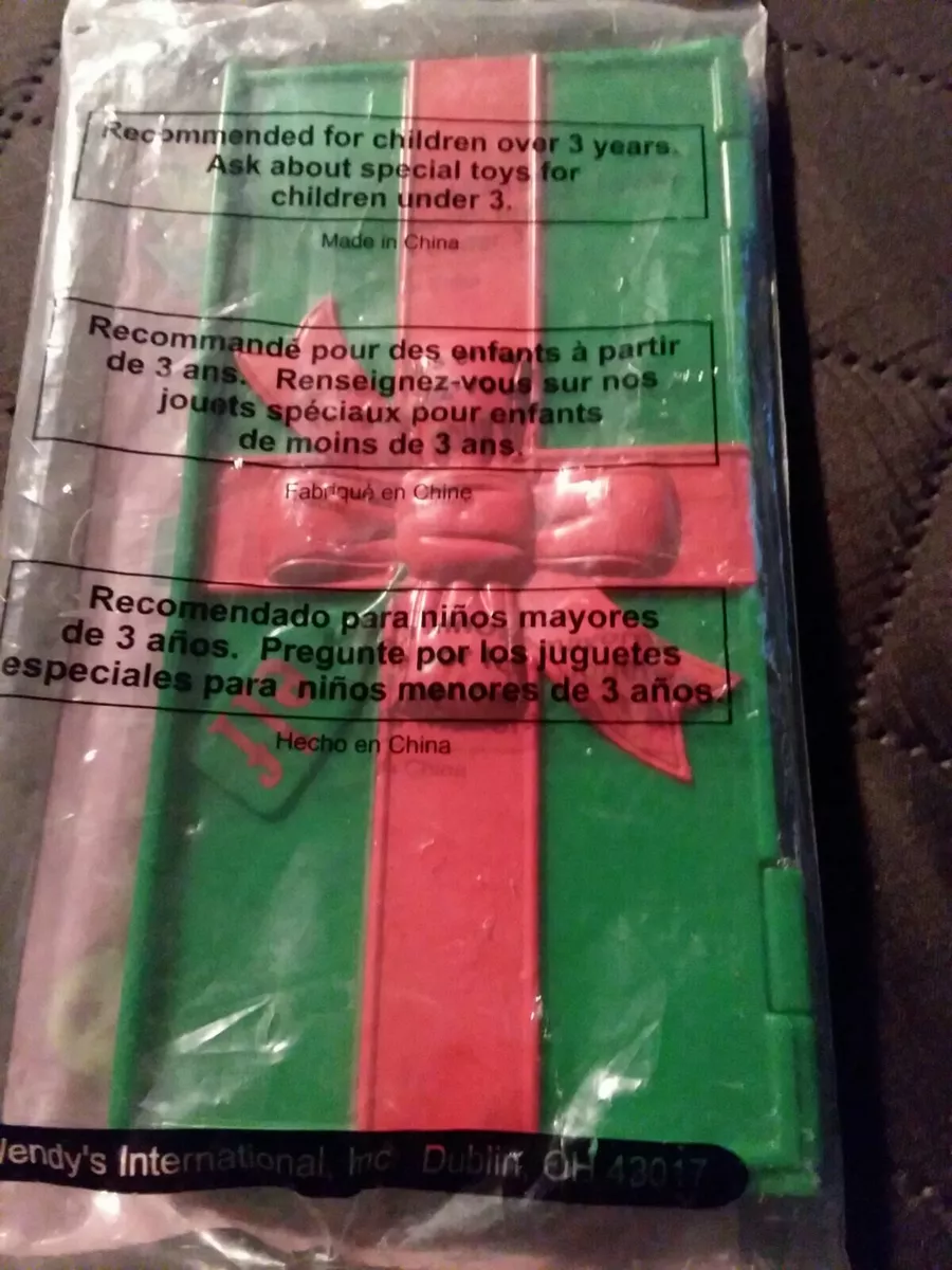 WILL FERRELL Buddy the ELF Wendys Kids Meal Toy Checkers travel